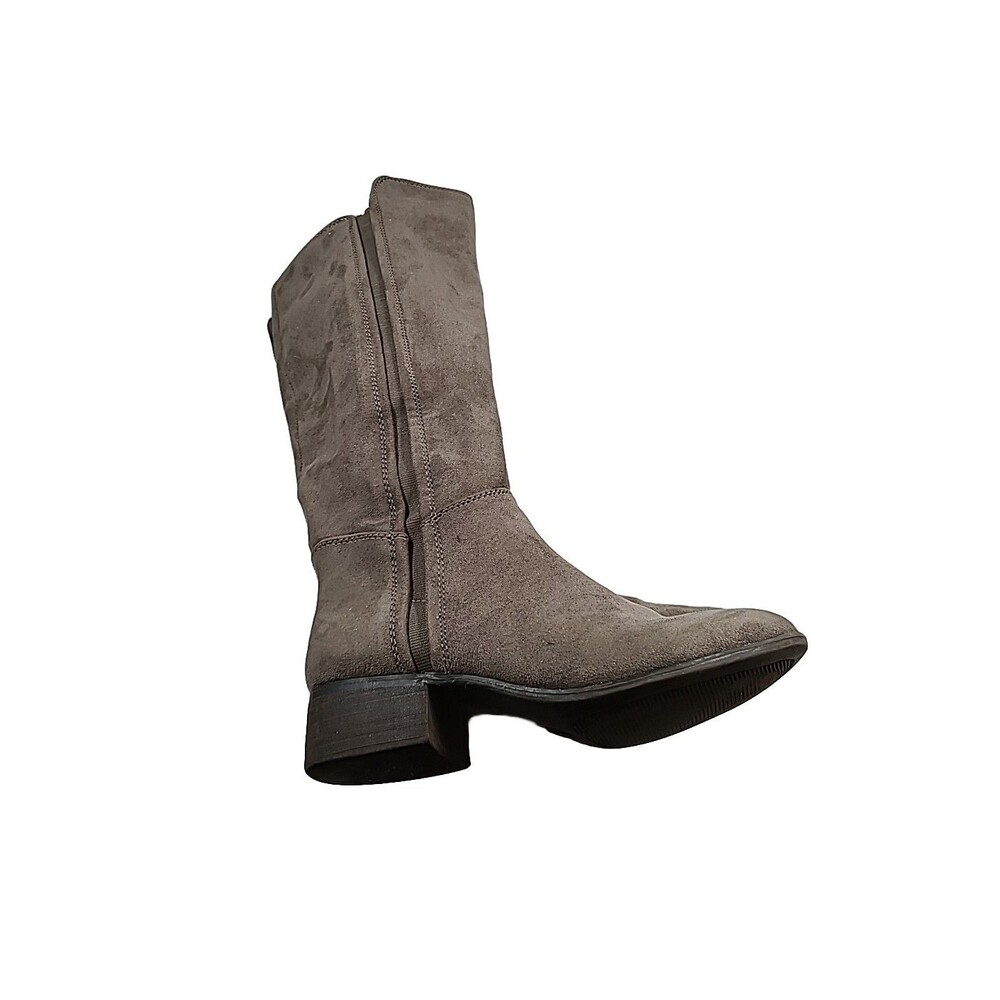 Target Womens Size 8 Knee High Pull On Tan Boots Stretch Inserts RN#17730